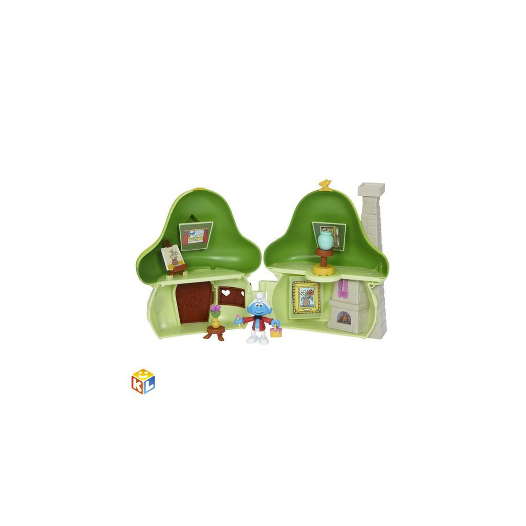 Купить Маленький домик Смурфетты с мини-фигурками в интернет-магазине