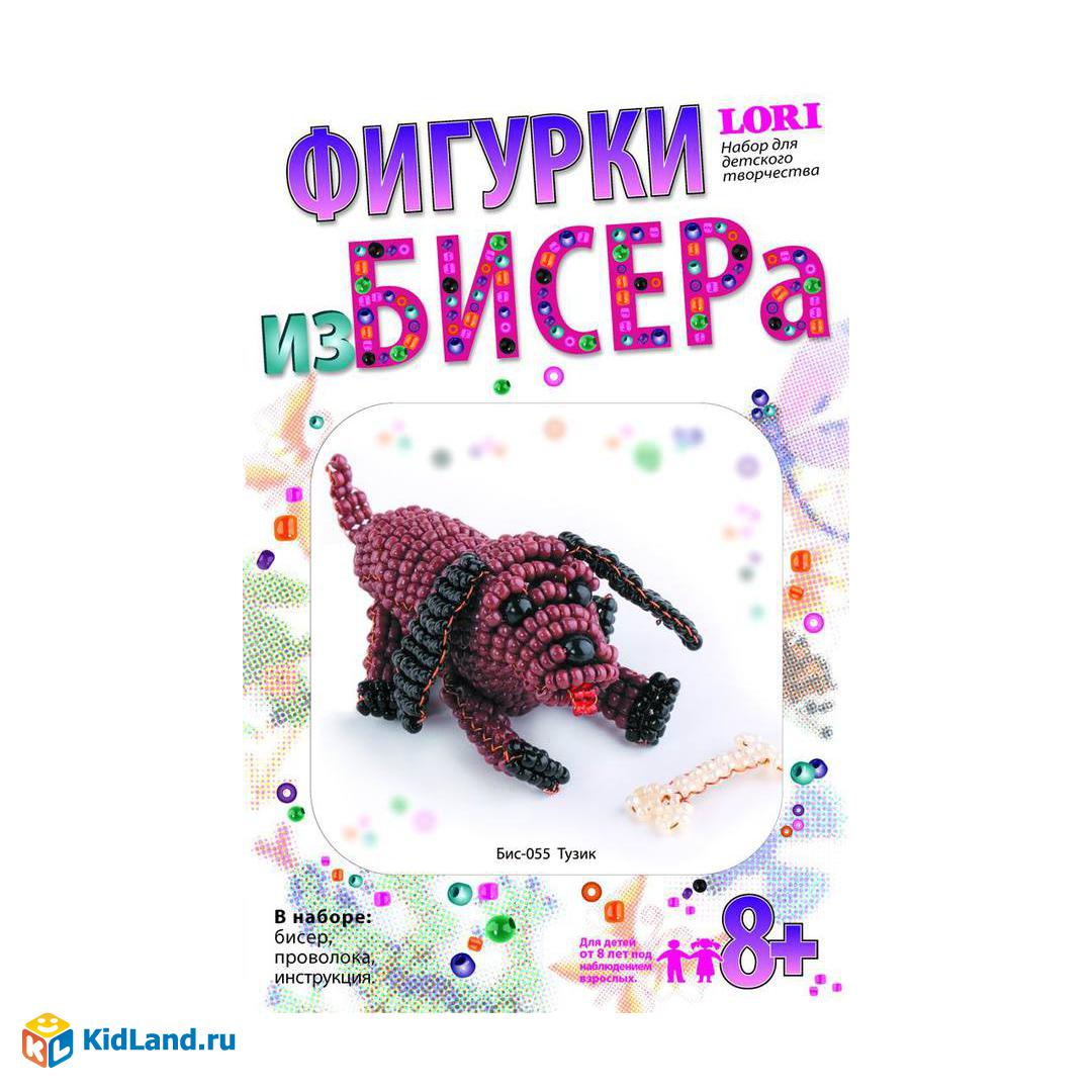 Фигурки из бисера Тузик