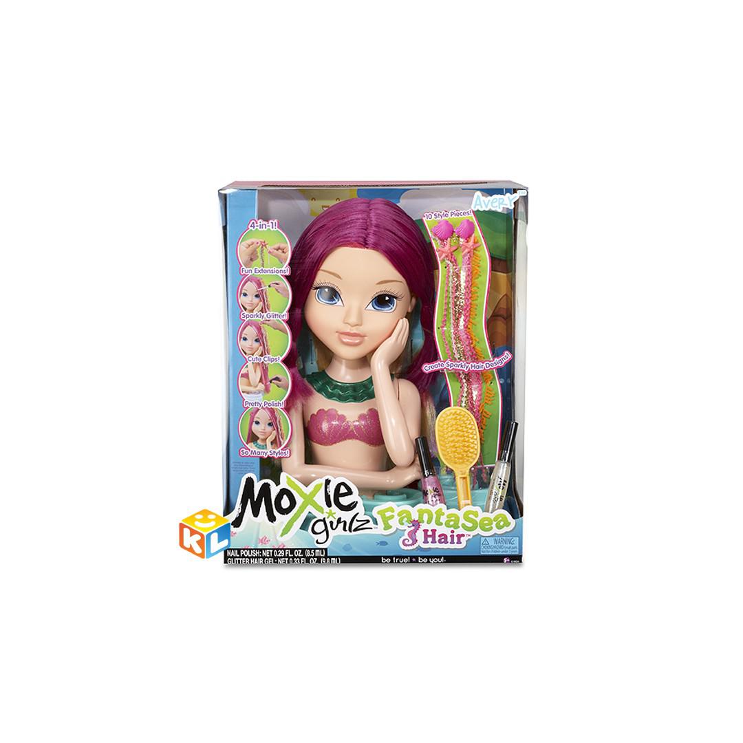 Игрушка кукла-торс Moxie Стильная укладка, Эйвери