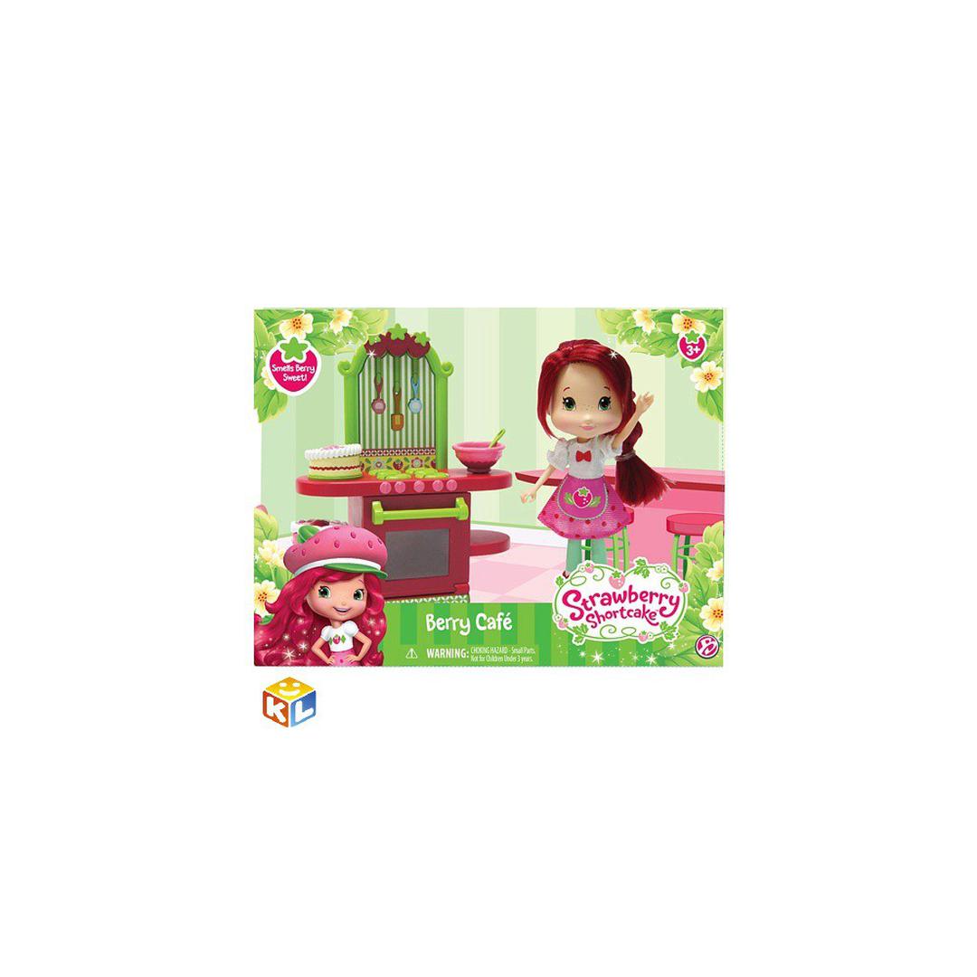 Игровой набор Strawberry Shortcake Шарлотта Земляничка Кукла 15 см и  кафе/салон, 2 в асс-те