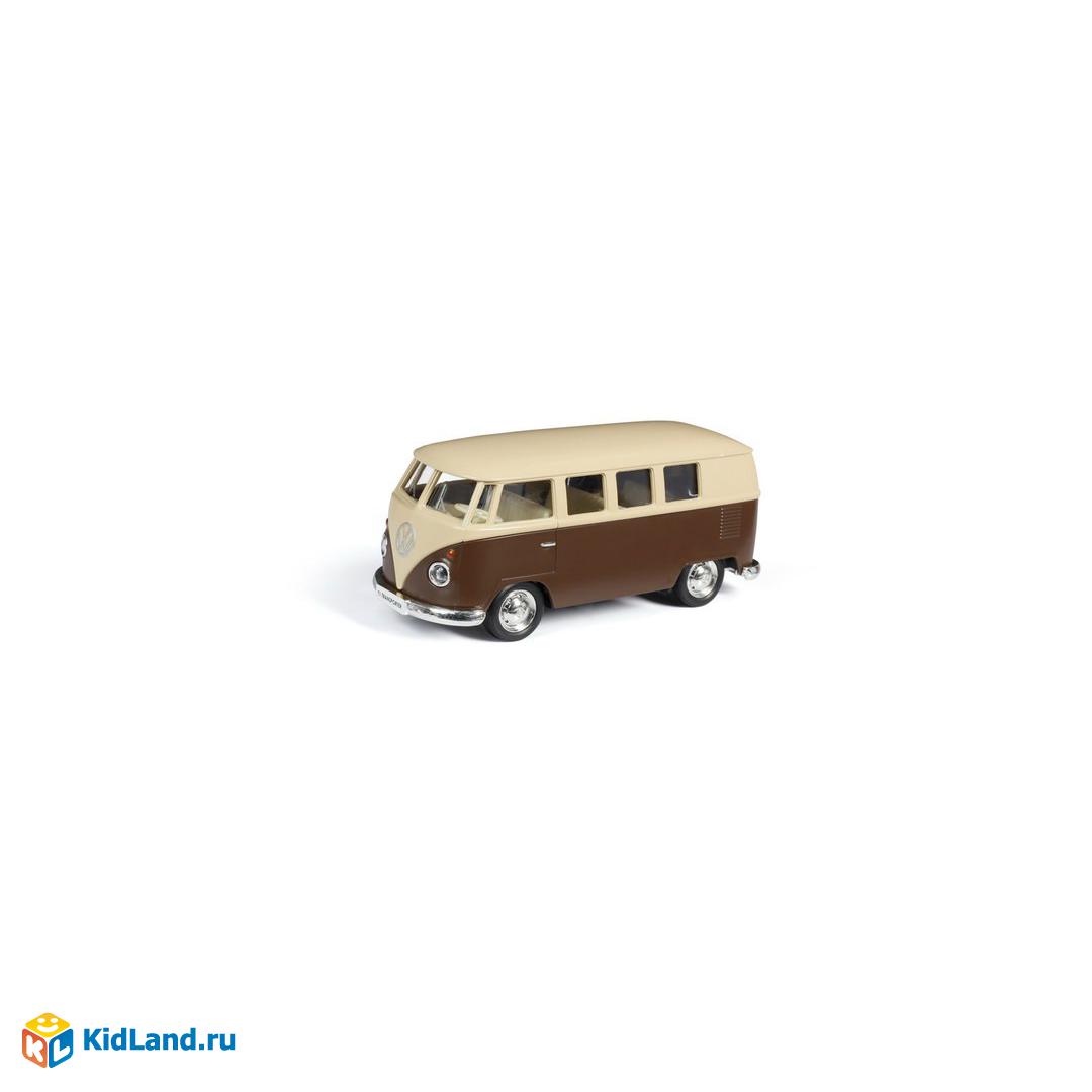 Машина металлическая RMZ City 1:32 Автобус инерционный Volkswagen Type 2  (T1) Transporter, цвет матовый бежевый с коричневым, 16,5*7,5*7 см |  Интернет-магазин детских игрушек KidLand.ru