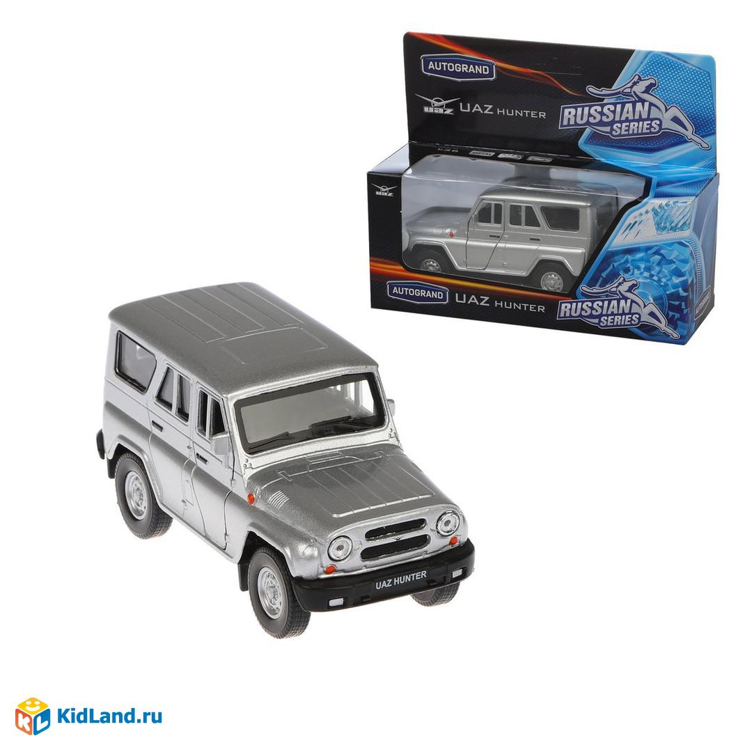 Машина металл. UAZ HUNTER гражданская 1:36, инерц., откр.двери, коробка, в  ассортименте