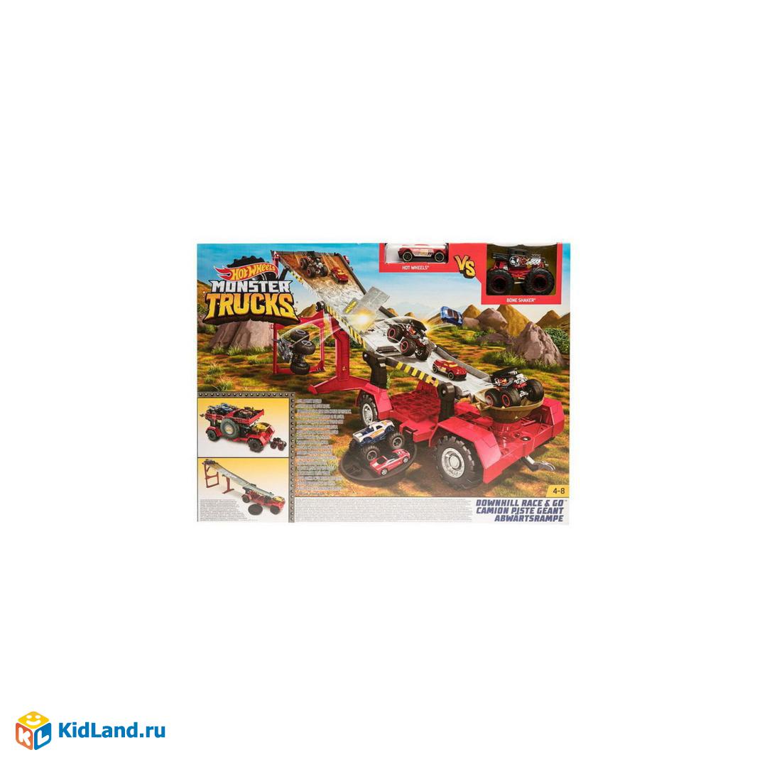 Игровой набор Mattel Hot Wheels Монстр трак Передвижной трамплин