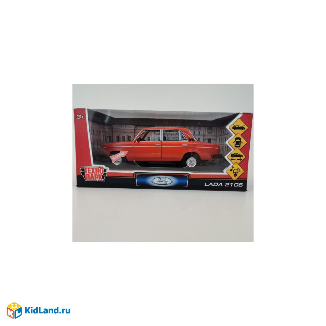 Машина металл свет-звук LADA 2106, 18,5 см, дв., кап.,  баг.,инер.,крас.,кор. Технопарк | Интернет-магазин детских игрушек  KidLand.ru