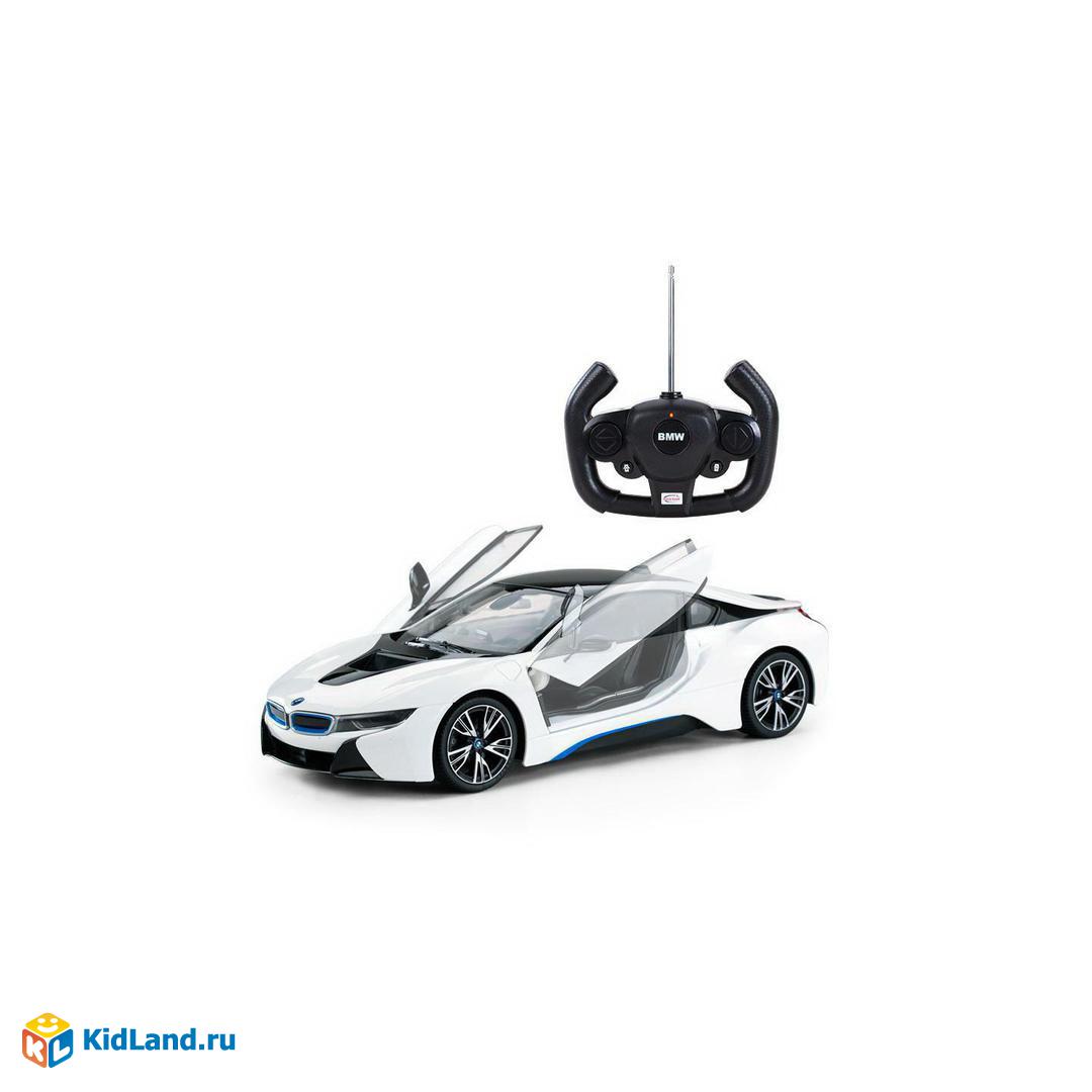 Машина р/у 1:14 BMW i8 белый | Интернет-магазин детских игрушек KidLand.ru