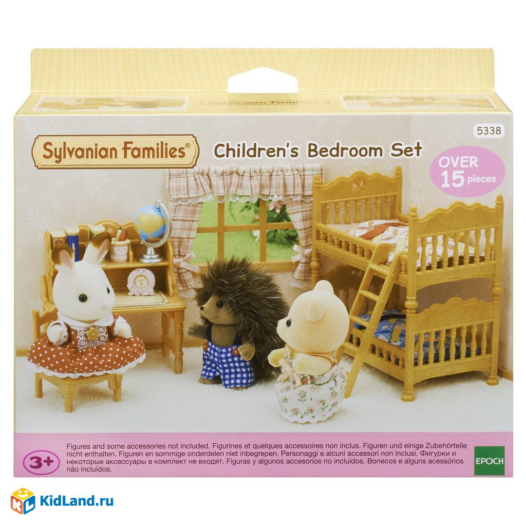 Sylvanian families большая кровать и тумбочка