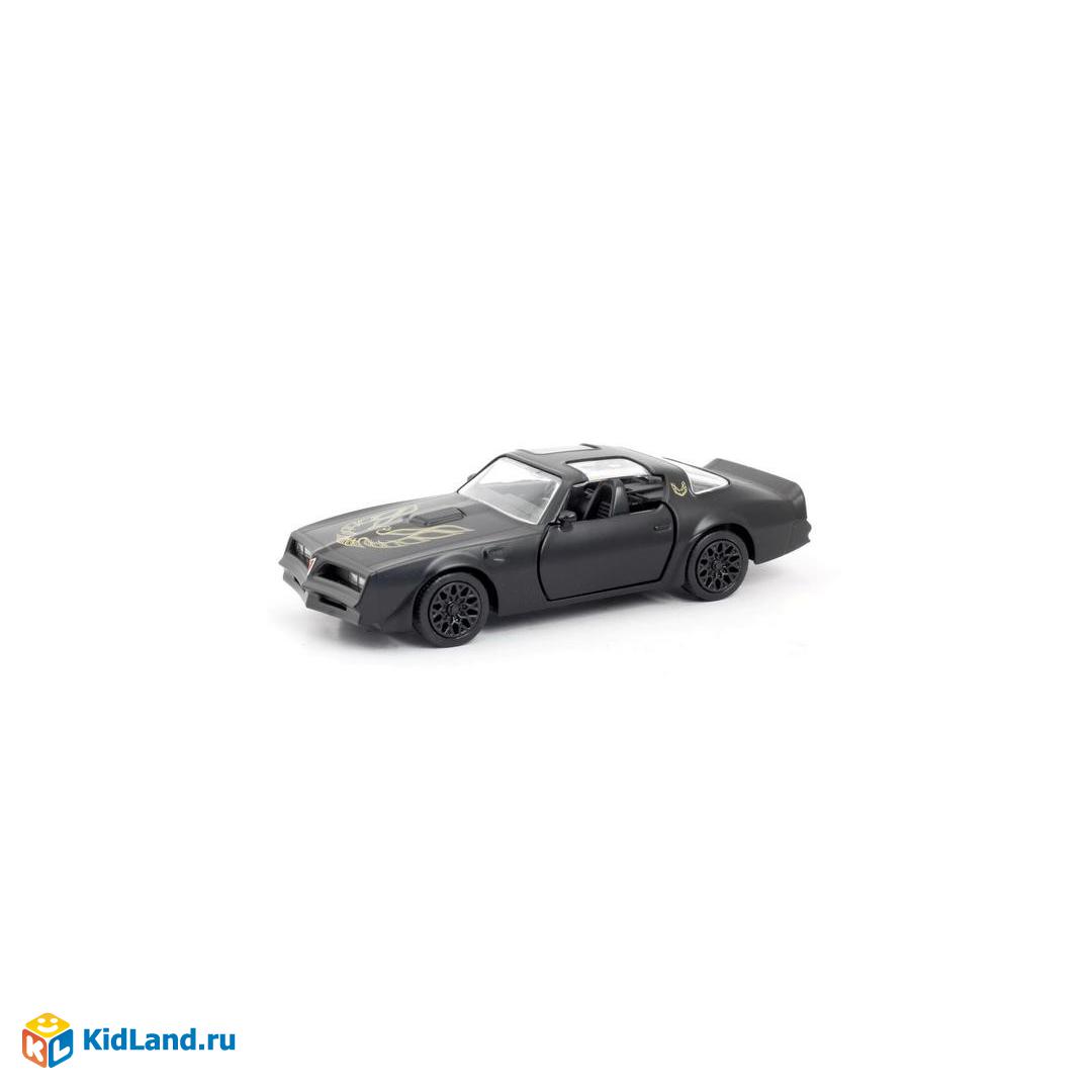 Машина металлическая RMZ City 1:32 Pontiac Firebird 1978, черный матовый  цвет, двери открываются | Интернет-магазин детских игрушек KidLand.ru