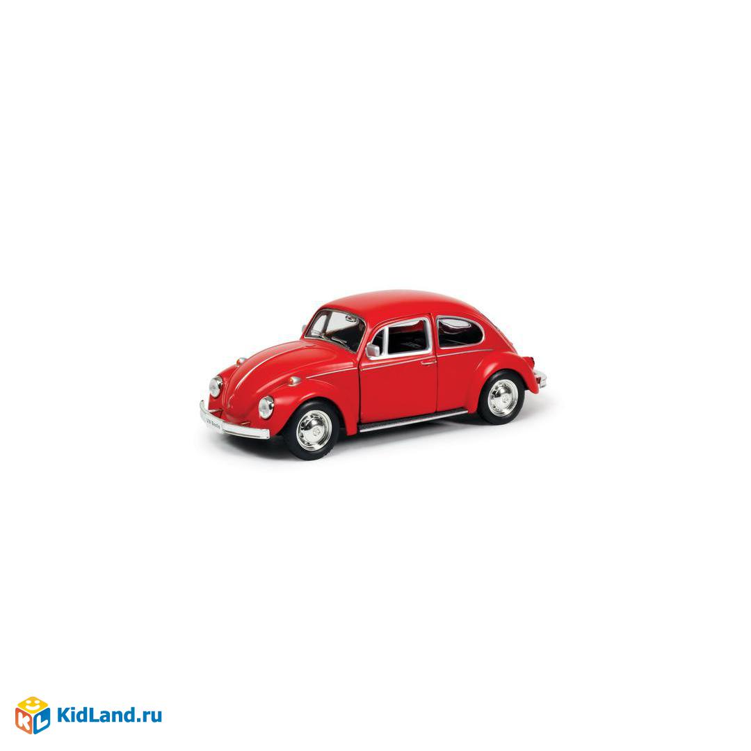 Машина металлическая RMZ City 1:32 Volkswagen Beetle 1967, красный матовый  цвет, двери открываются | Интернет-магазин детских игрушек KidLand.ru