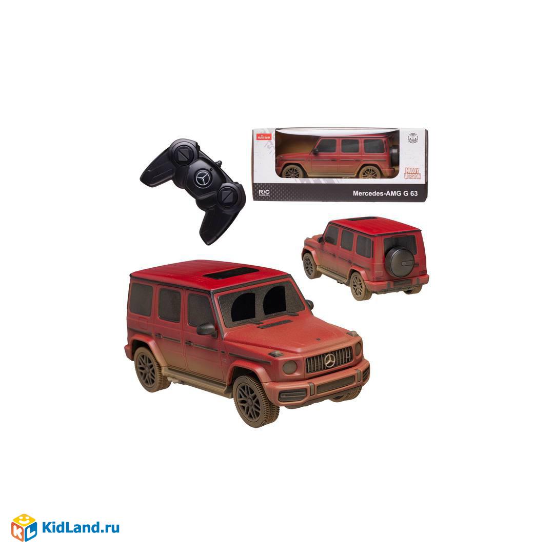 Машина р/у 1:24 Mercedes-Benz G63 AMG-Muddy version, красный, 2,4G Модель с  эффектом загрязнения | Интернет-магазин детских игрушек KidLand.ru