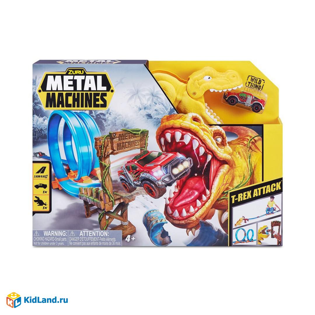 Игровой набор Zuru Metal Machines с машинкой, трек Динозавр |  Интернет-магазин детских игрушек KidLand.ru