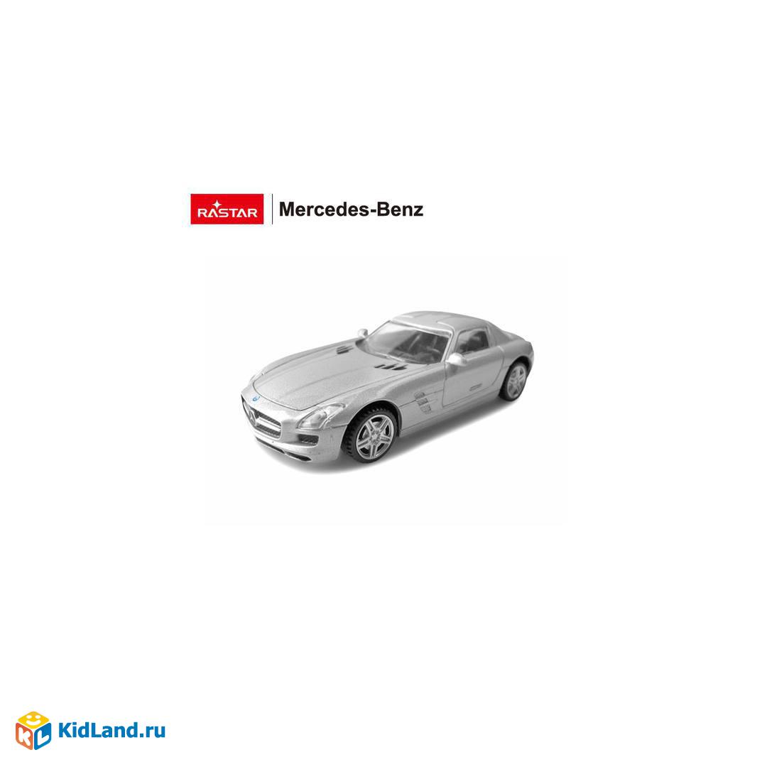 Машина металлическая 1:43 Mercedes SLS, цвет серебрянный | Интернет-магазин  детских игрушек KidLand.ru