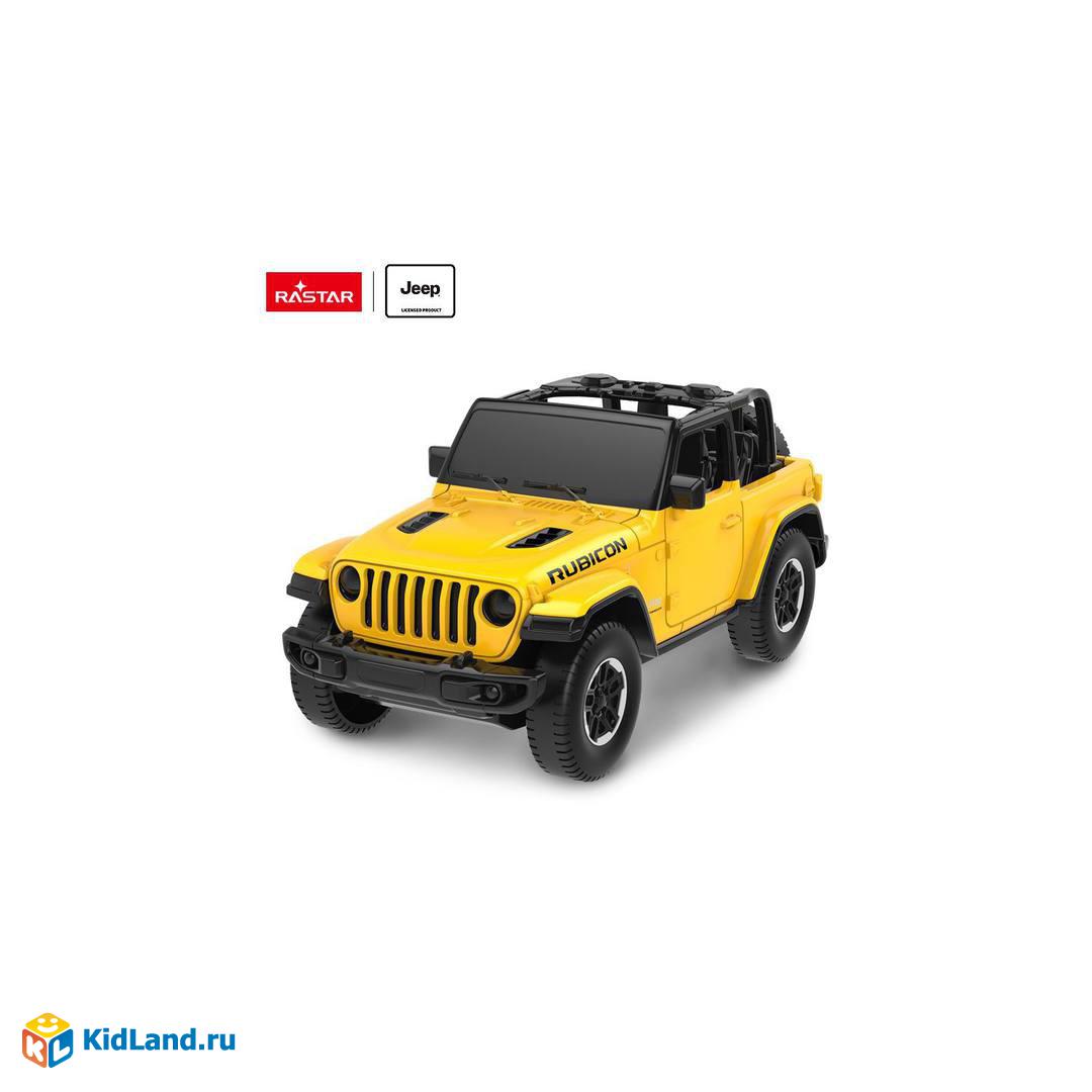 Машина металлическая 1:43 JEEP Wrangler Rubicon , цвет желтый