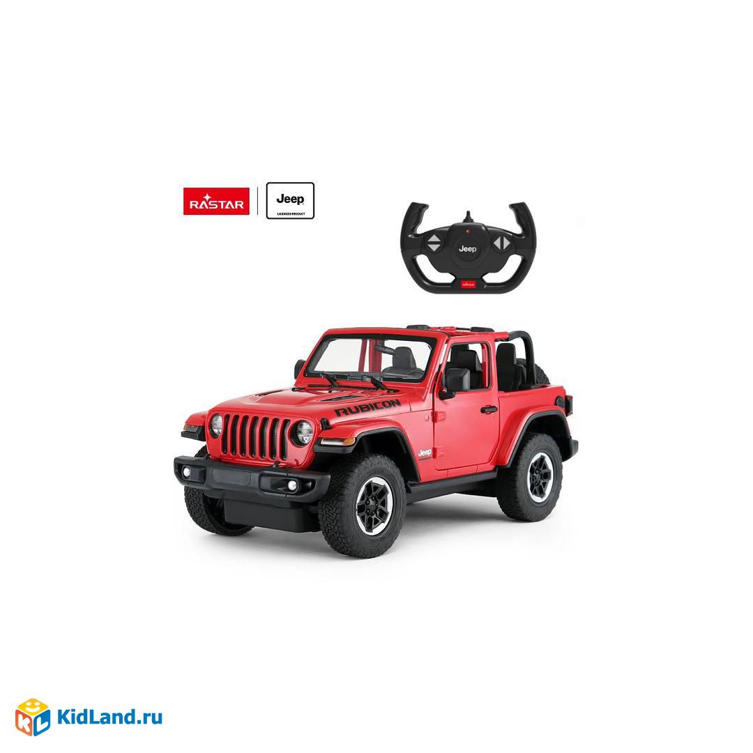 Машина р/у 1:14 JEEP Wrangler JL 2,4G, цвет красный, фары светятся, двери  открываются в ручную, 30.2*14*13.4 | Интернет-магазин детских игрушек  KidLand.ru