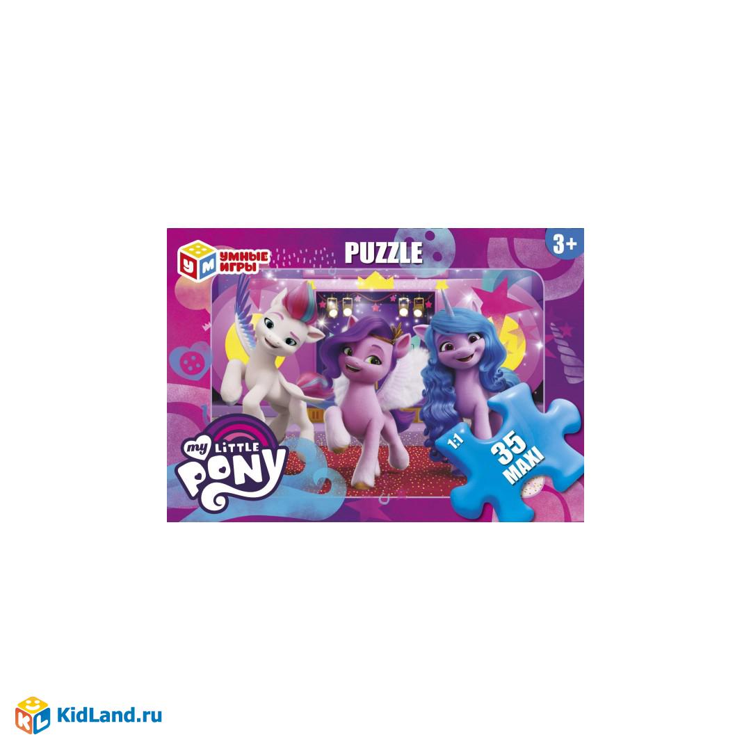 My Little Pony. Puzzle 35 MAXI. Пазлы в коробке (35 деталей). 180х127х35  мм. Умные игры | Интернет-магазин детских игрушек KidLand.ru