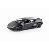 Машина металлическая RMZ City 1:32 Lamborghini Hurac?n LP610-4 инерционная, цвет матовый черный, 12,76х5,47х3,40 см