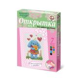 Набор для творчества Вышивка бисером Открытка №1 "Заинька"