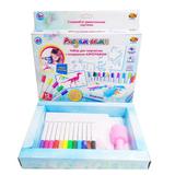 Набор для творчества с воздушным аэрографом "Рисуем сами"