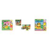 Книжка с мягкими пазлами Как говорят животные в ассортименте, 25.5x3x25.5см