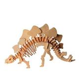 Модель деревянная сборная "Стегозавр малый" (2пласт.)