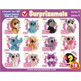 Surprizamals (Сюрпризамалс) Series 1, плюшевые фигруки зверят в капсулах в ассортименте (в дисплее 36 шт, цена за 1 штуку), диаметр капсулы 6 см
