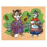 Рамка-пазл "Кот и кошка"