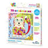 Аппликация 3D (фетр,ЭВА) Кот-озорник Василий