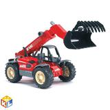 BRUDER Погрузчик колёсный Manitou MLT 633 с телескопическим ковшом (арт. 02-125)