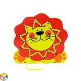 Затейники Логика GT5542 Шнуровка ''Лев'' 15*14*1,5 см дерево (арт. 1104233)