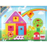 Затейники Пазл GT2591 ''Домик''/''Кораблик'' 30*22,5 см, дерево (арт. 1069859)