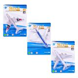 Самолетик металлический, 3 вида в ассортименте