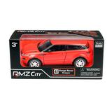 Машина металлическая RMZ City 1:32 Range Rover Evoque, инерционная, красный матовый цвет, 16.5 x 7.5 x 7 см