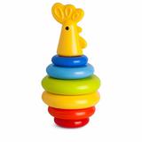 Пирамида-мини Петушок с кольцами, 18 см (в сетке, 8 дет.)