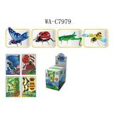 Пазл 3D Собираем насекомых, 4 вида в ассортименте, 15х25см