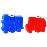 Формочки, "самосвал+паровоз", 2 шт. 13,5х10,5х6 см