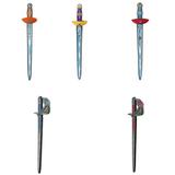 Мечи из вспененной пластмассы в ассортименте (2 вида: меч Зорро (2 подвида) - 20шт, 20шт -меч Мушкетера (3 подвида)), размер меча: 52х1,3х8см