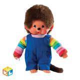 Monchhichi 20 см мальчик в разноцветной рубашке