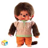 Monchhichi 20 см мальчик  в оранжевых штанишках