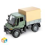 Игрушка модель машины 1:32 Mercedes-Benz Unimog U400 с фургоном