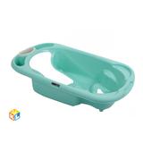 Ванночка пластмассовая анатомическая Baby Bagno с нескользящим покрытием(аква), Италия