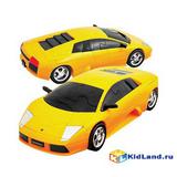 3D модель-пазл Lamborgini матовый желтый. 57062