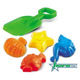 Набор для песка номер 31 (лопата 36 см, формочки Морские 4 шт)