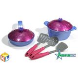 Набор посуды "Кухонный сервиз "Волшебная Хозяюшка" (7 предметов в сетке) 57*42*30 см