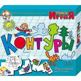 Игра настольная Учимся: Контуры