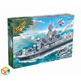 Конструктор "Военый морской корабль", 858 деталей