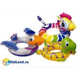 Круг надувной "Животные", 3 вида, 3-6 лет, диаметр 81 см.