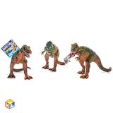 Игрушка фигурка динозавра, Тираннозавр  с двигающейся пастью в асс 7*11*19 см