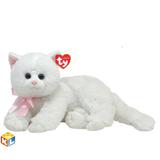 TY Мягкая игрушка "Кошка Crystal" белая 33 см 10036