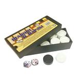 Игра настольная Шашки и нарды в пластиковой коробке