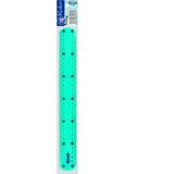 Линейка гибкая 30см, цвет ассорти, в ПВХ упаковке