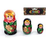 Матрешка 3 в 1 расписная